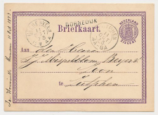Naamstempel Gorredijk - Heerenveen - Zutphen 1873