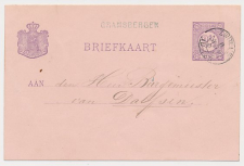 Holthone - Naamstempel Gramsbergen - Zwolle - Dalfsen 1883