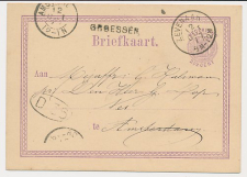 Naamstempel Groessen - Zevenaar - Amsterdam 1877