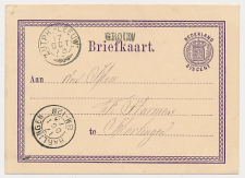 Naamstempel Grouw - Harlingen 1871 - Trein takjestempel 