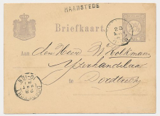 Naamstempel Haamstede - Zierikzee - Dordrecht 1881