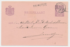 Naamstempel Haamstede - Zierikzee 1881