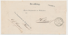 Naamstempel Haaren - Oisterwijk - Tilburg - Helvoirt 1885