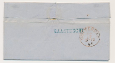 Naamstempel Haastrecht - Gouda - Rotterdam 1862