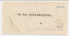 Naamstempel Den Ham - Zwolle - Noord Scharwoude 1876