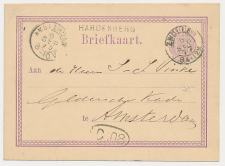 Naamstempel Hardenberg - Zwolle - Amsterdam 1877