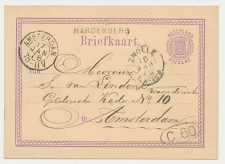 Heemse - Naamstempel Hardenberg - Zwolle - Amsterdam 1878