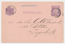 Naamstempel Hardinxveld - Dordrecht - Zwijndrecht 1881