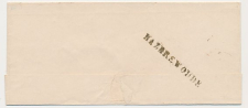 Naamstempel Hazerswoude - Leiden - Leiderdorp 1858