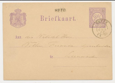 Naamstempel Heeg - Sneek - Leeuwarden 1878