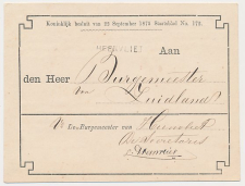 Naamstempel Heenvliet - Zuidland 1877
