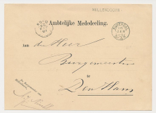 Naamstempel Hellendoorn - Nijverdal - Zwolle - Den Ham 1886