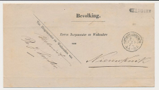 Naamstempel Helvoirt - s Hertogenbosch - Nieuwkuik 1870