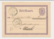 Naamstempel Hemmen - Wageningen - Utrecht 1873