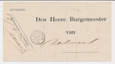 Naamstempel Herveld - Wageningen - Dodewaard 1873