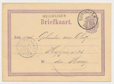 Naamstempel Herwijnen - Gorinchem - s Gravenhage 1876