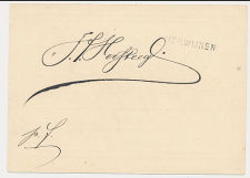 Zaltbommel - Naamstempel Herwijnen 1875