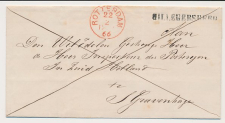 Naamstempel Hillegersberg - Rotterdam - s Gravenhage 1866