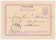 Naamstempel Hillegom - Amsterdam - Tiel - Buren 1872