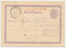Naamstempel Hilvarenbeek - Tilburg - Hedel 1874
