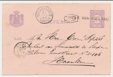 Naamstempel Hoek van Holland - s Gravesande - Haarlem 1886