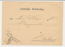 Naamstempel Holten - Bathmen 1883