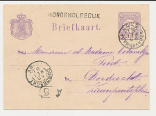 Naamstempel Hondsholredijk - s Gravenhage - Dordrecht 1881