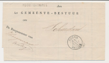 Naamstempel Hoog-Carspel - Hoorn - Schardam 1874
