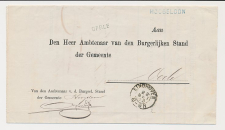 Naamstempel Hoogeloon - Eindhoven - Oerle 1883