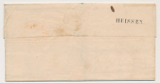 Naamstempel Huissen. - Arnhem 1856