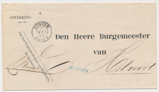 Naamstempel Huissen - Arnhem - Helvoirt 1874