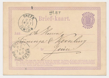 Naamstempel IJlst - Sneek - Heerenveen - Joure 1874