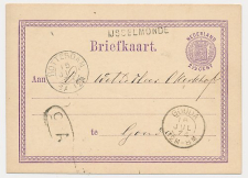 Naamstempel IJsselmonde - Rotterdam - Gouda 1874