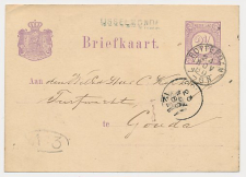 Naamstempel IJsselmonde - Rotterdam - Gouda 1880
