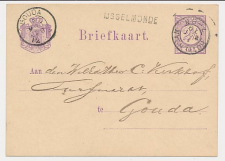 Naamstempel IJsselmonde - Rotterdam - Gouda 1879