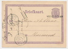 Lopik - Naamstempel IJsselsteijn - Utrecht - Roermond 1873
