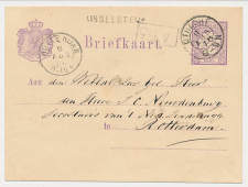 Naamstempel IJsselsteijn - Utrecht - Rotterdam 1878