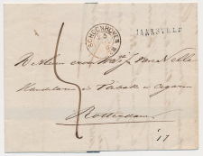 Naamstempel Jaarsveld - Schoonhoven - Rotterdam 1868