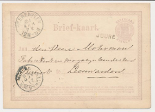 Naamstempel Joure - Heerenveen - Leeuwarden 1872