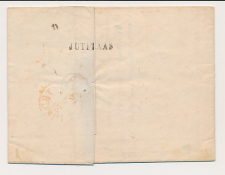 Amsterdam - Utrecht - Naamstempel Jutphaas 1853