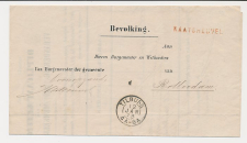 Loon op Zand -Naamstempel Kaatsheuvel - Tilburg - Rotterdam 1873