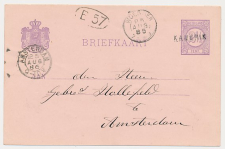 Naamstempel Kamerik - Woerden - Amsterdam 1885