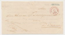 Naamstempel Keppel - Doesborgh - Didam1865