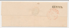 Naamstempel Keppel - Doesborgh - Leeuwarden 1857