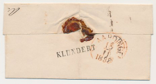 Naamstempel Klundert - Zevenbergen - Vlaardingen 1858