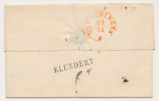 Naamstempel Klundert - Zevenbergen - Vlaardingen 1853