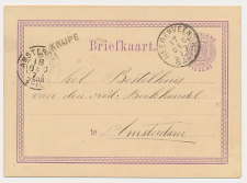 Naamstempel De Knijpe - Heerenveen - Amsterdam 1877