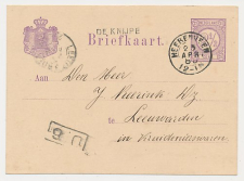 Naamstempel De Knijpe - Heerenveen - Leeuwarden 1880