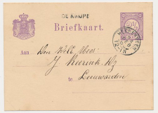 Naamstempel De Knijpe - Heerenveen - Leeuwarden 1880