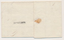 Naamstempel Koudekerk - Hazerswoude 1852